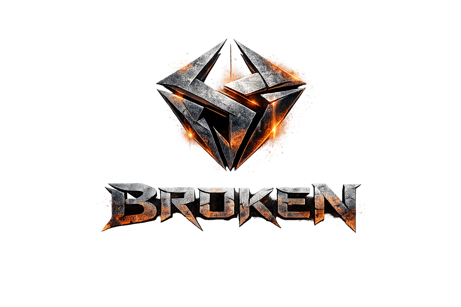 Broken band logo